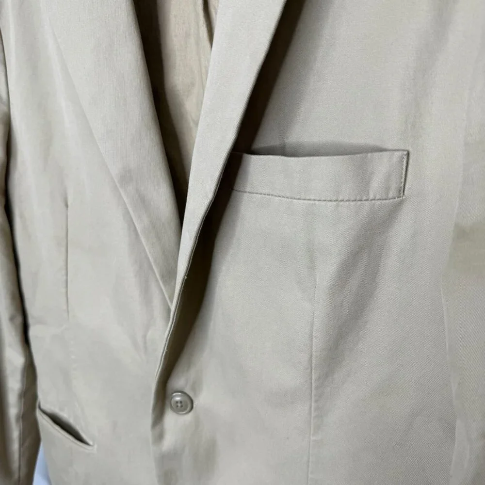 GAP Men's Tan Twill Blazer Medium‎